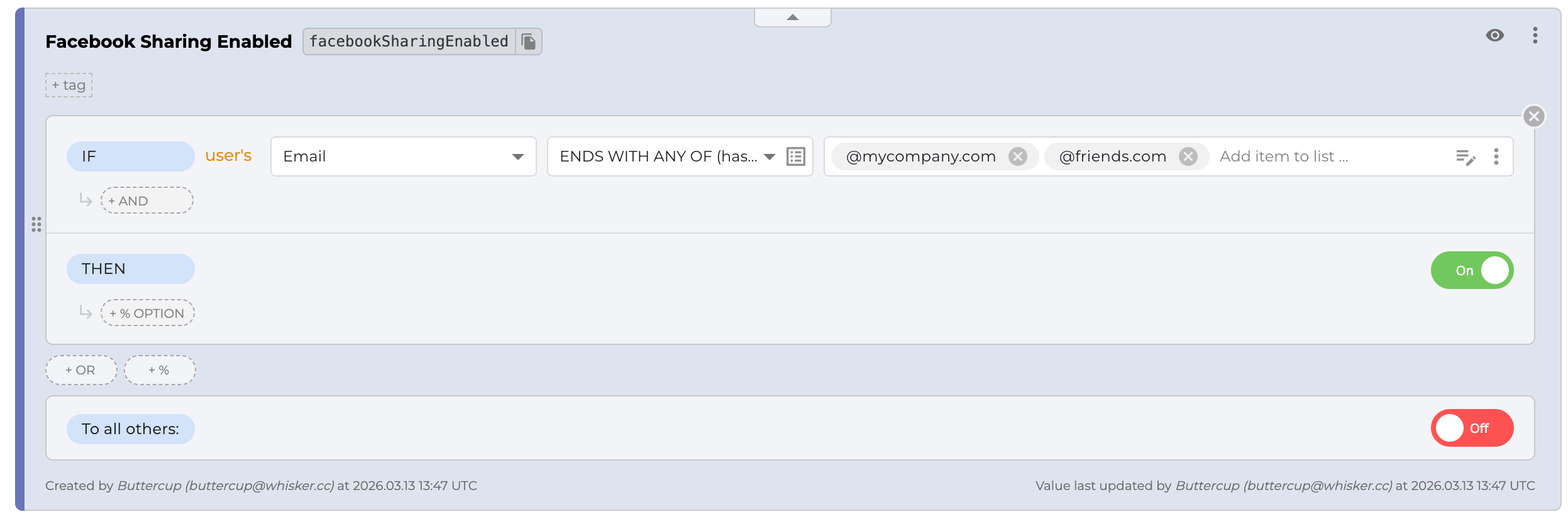 Releasing to team and friends
