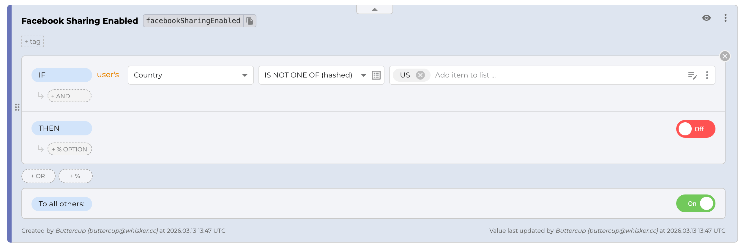 Releasing to everyone but sensitive users