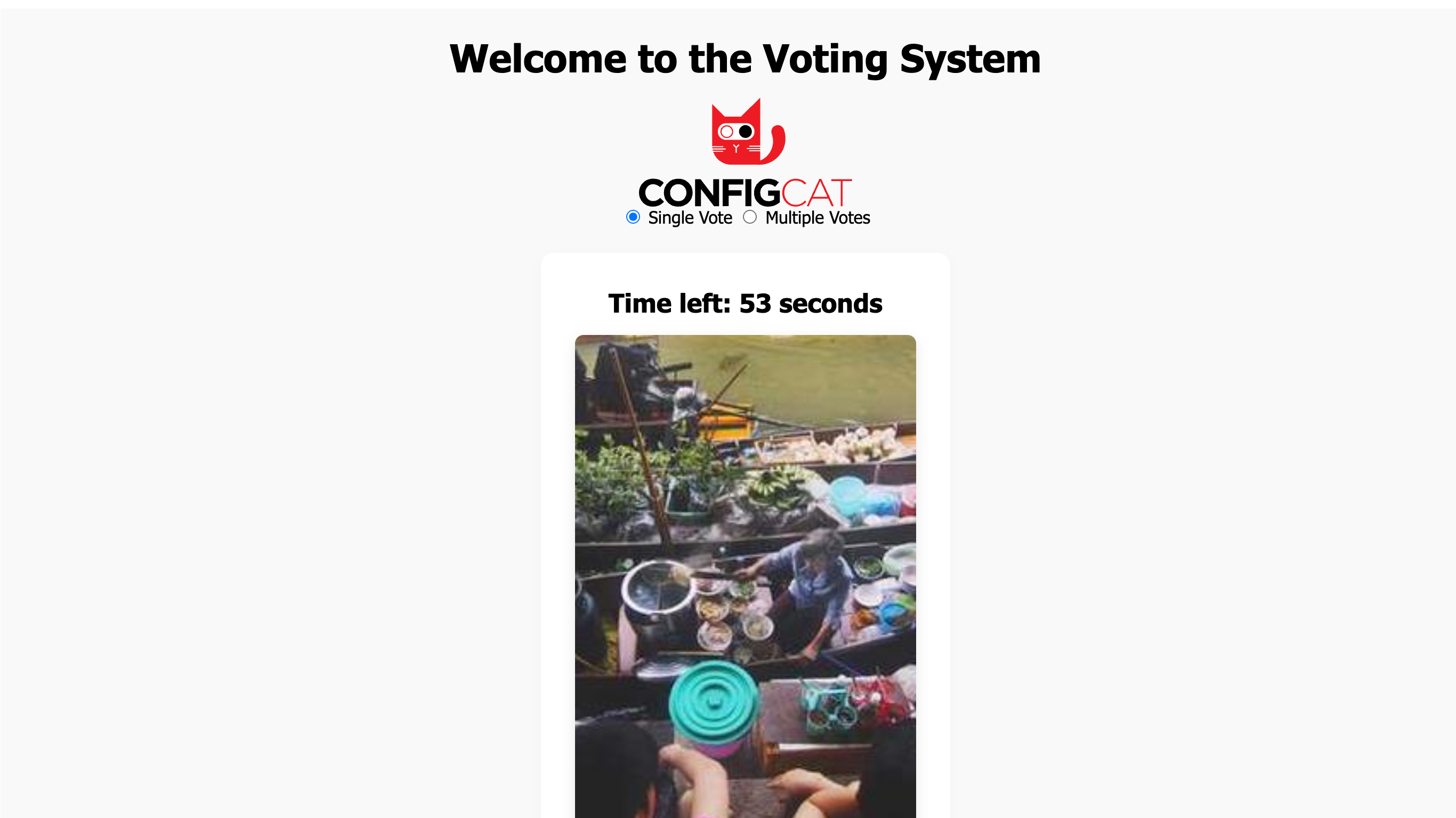 Sample app - feature flag on