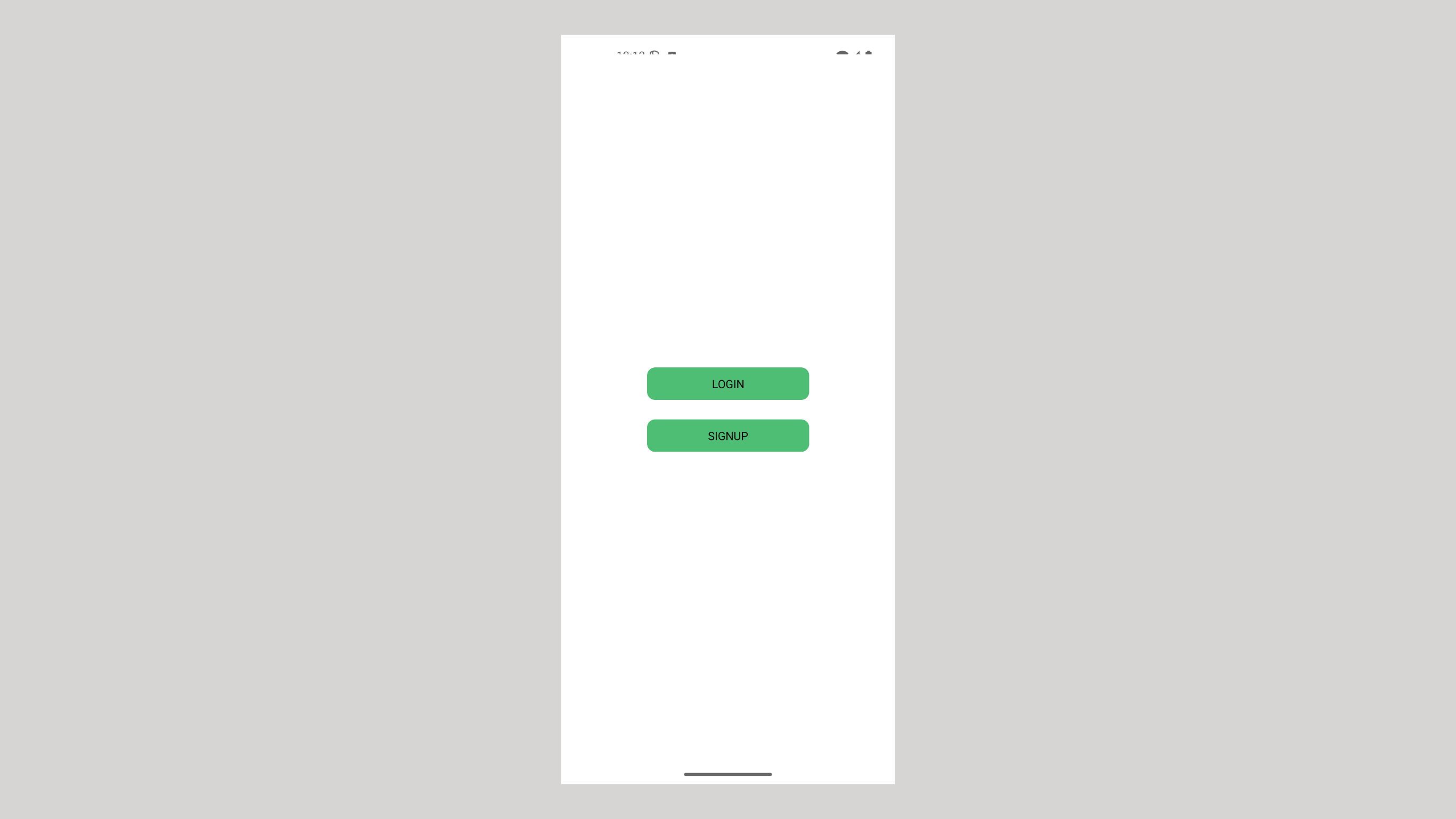 Modified React Native sample app