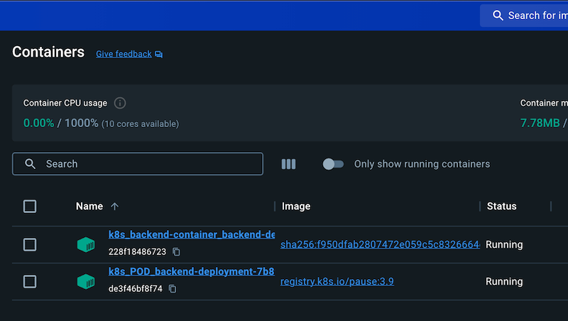 Feature flag on - Using container with node20 image