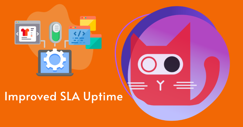 Announcing SLA uptime changes banner