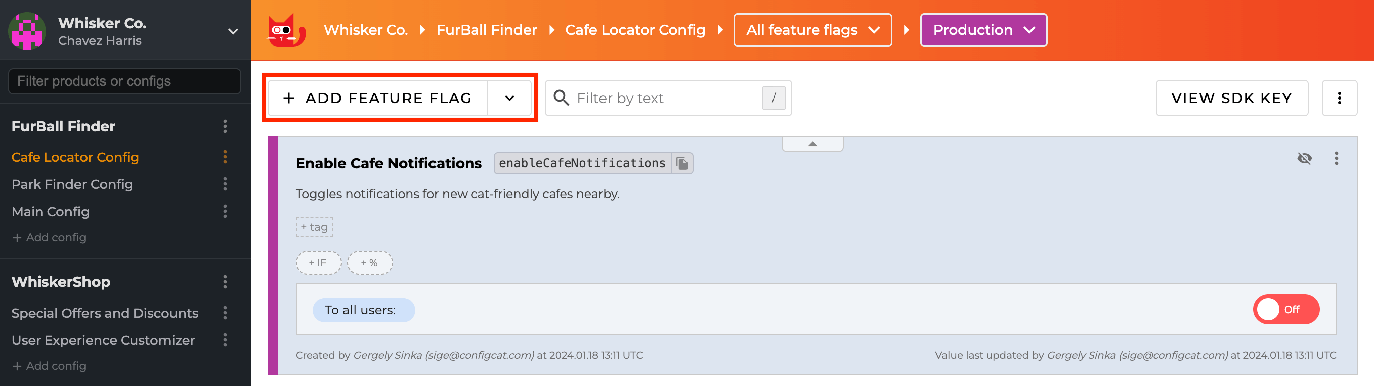 Add feature flag