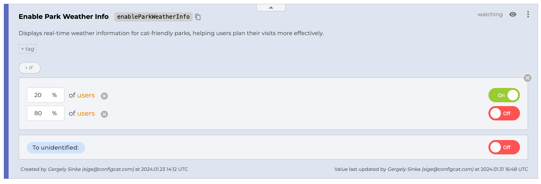 Targeting Example 1