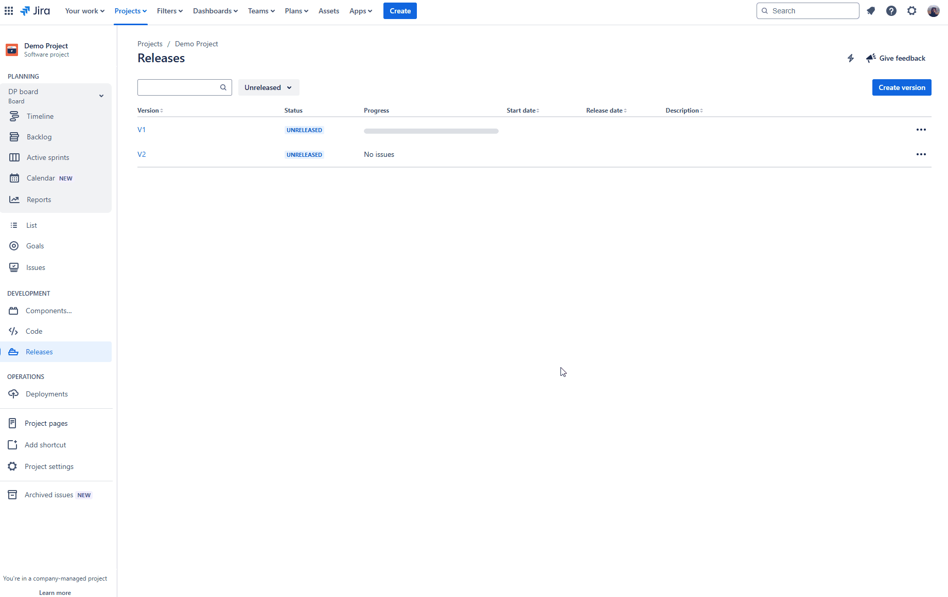 View feature flags in Release hub