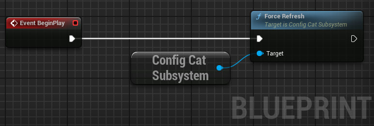 Unreal Engine Blueprint Force Refresh