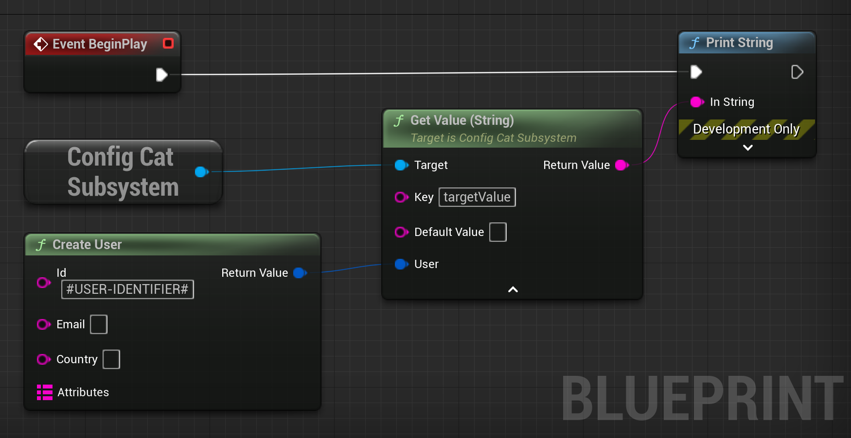 Unreal Engine Get Values Targeted