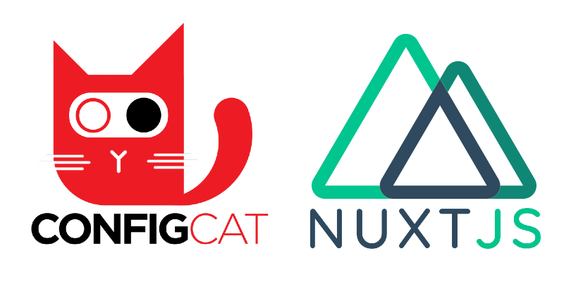 ConfigCat and NuxtJS logo